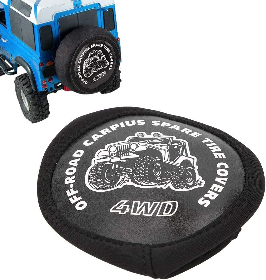 Powerhobby 100-114mm RC Spare Tire Dustproof Leather Cover Crawler 4WD - PowerHobby