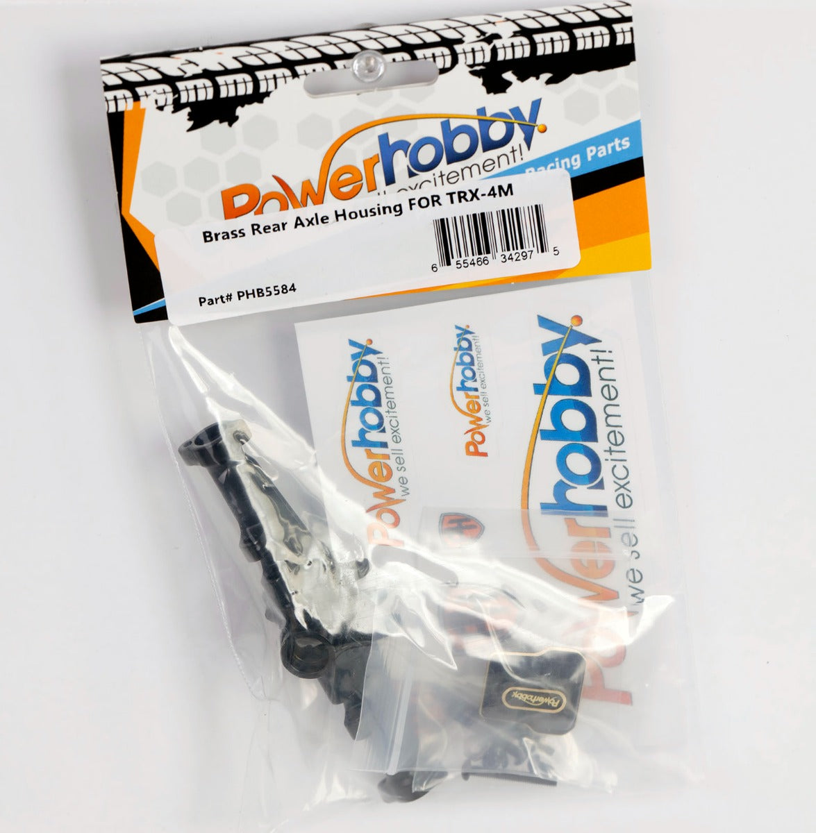 Powerhobby Brass Rear Axle Housing Black FOR Traxxas TRX-4M TRX4M - PowerHobby