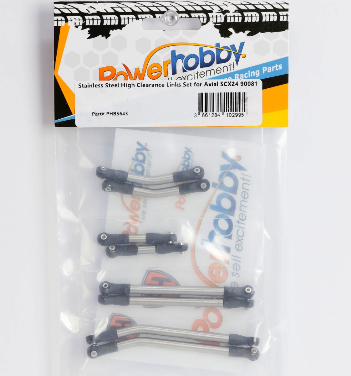 Powerhobby 8pc Stainless Steel High Clearance Links Set Axial SCX24 90081 / Betty - PowerHobby