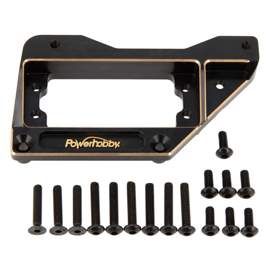 Powerhobby Brass Servo & Winch Mount Chassis Brace Axial 1/10 SCX10 PRO - PowerHobby