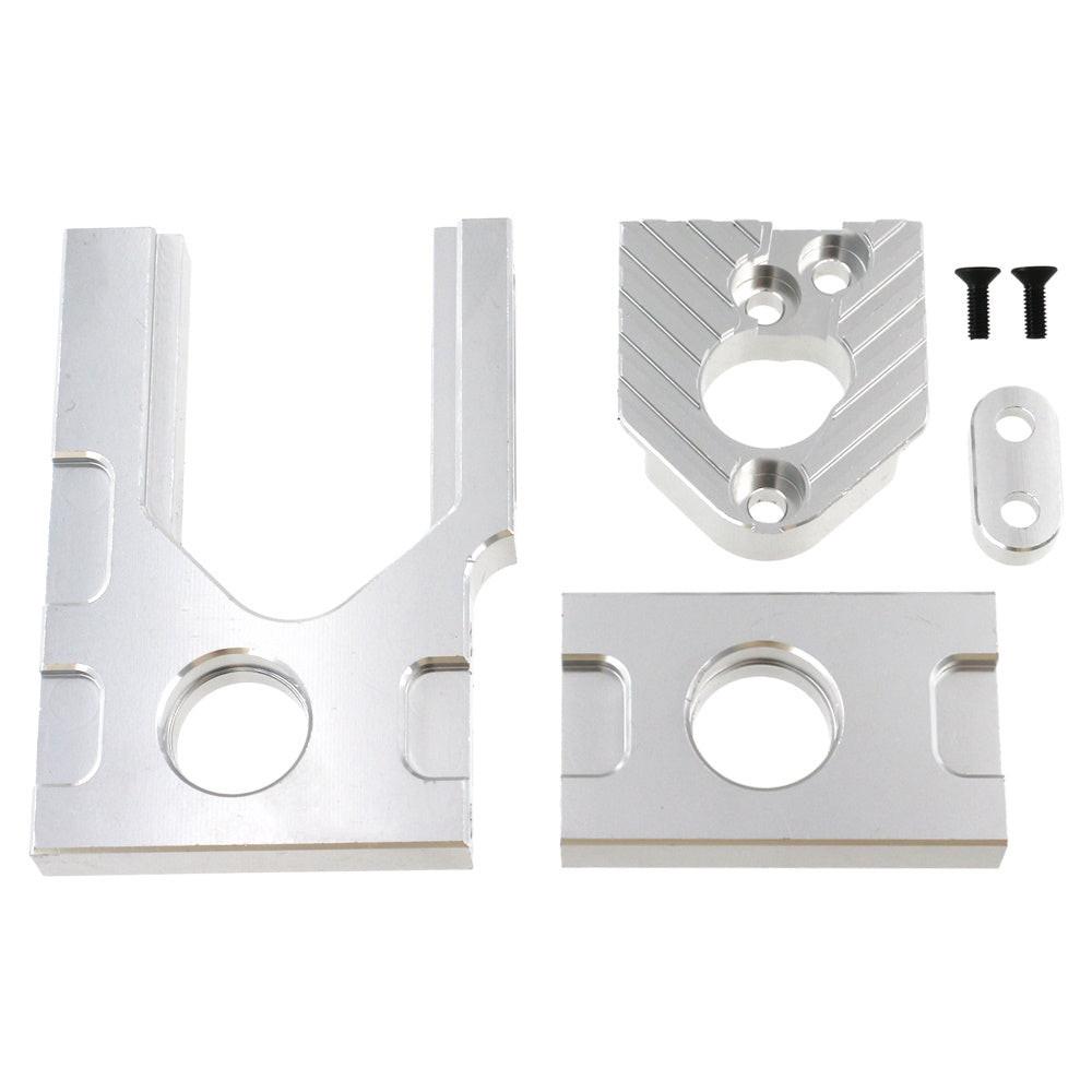 GPM Aluminium Motor-Kühlkörper Halterung Für Traxxas Slash 4x4 Low-CG Version – 1-teilig, Silber (SLA018LCG-S)