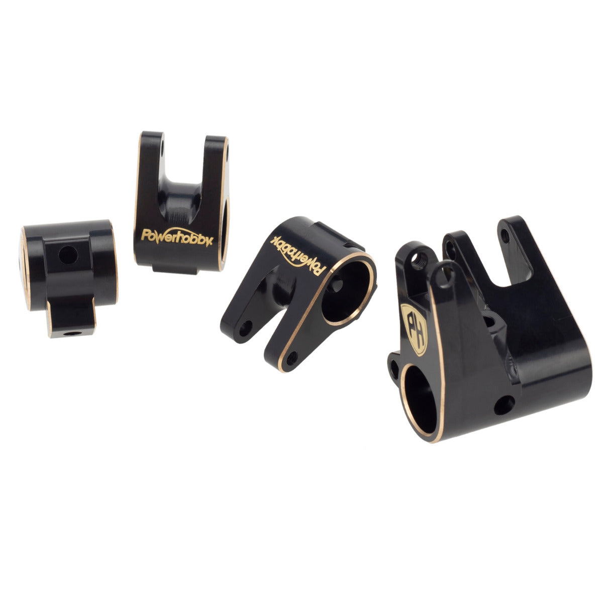 Powerhobby Brass Axle Tube Link Mount Set Axial SCX10 PRO - PowerHobby