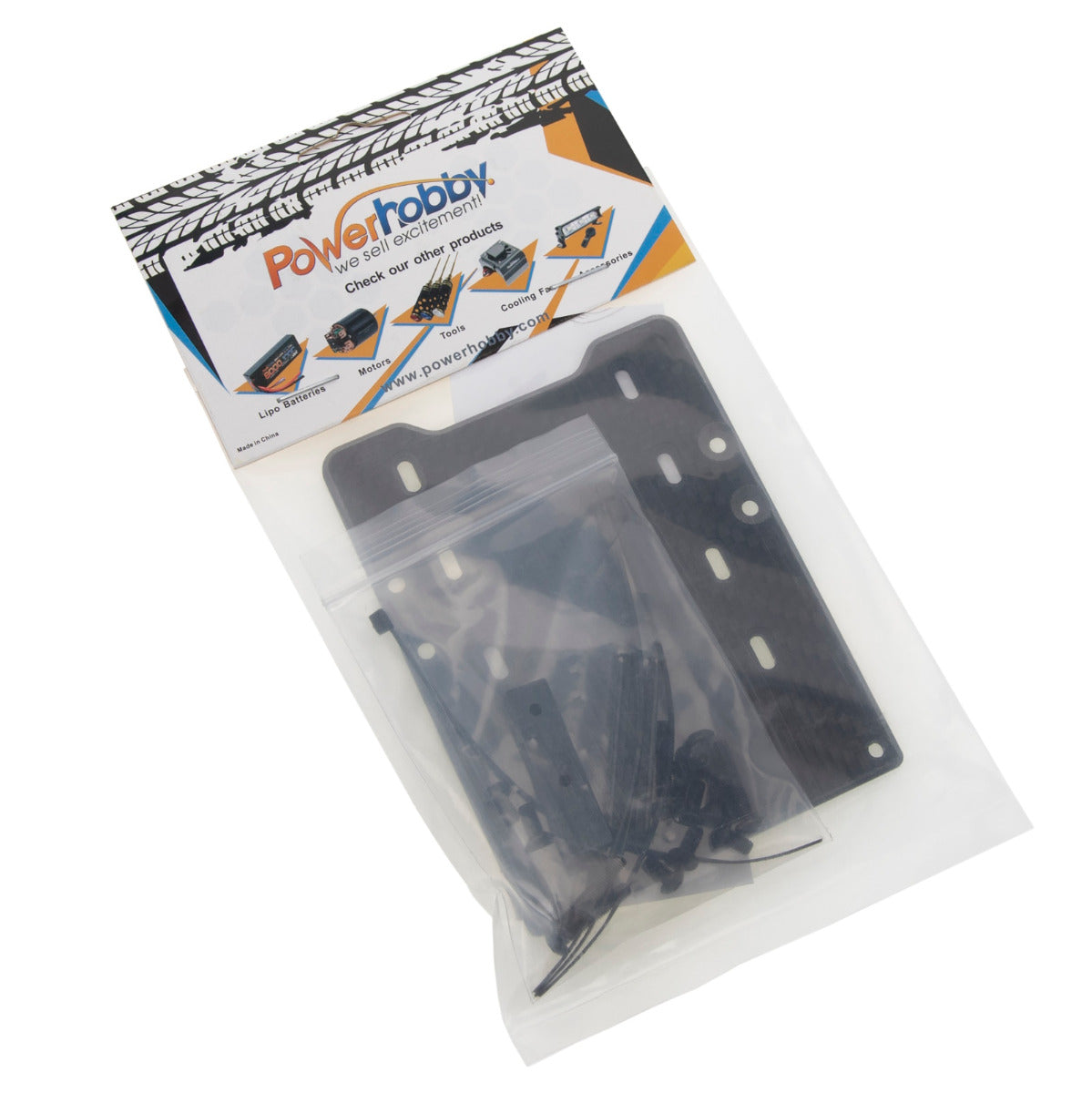 Powerhobby 7075 Carbon Fiber ESC Plate FOR Traxxas X-Maxx ( XLX2 / MAX5) - PowerHobby