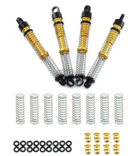 Powerhobby Aluminum Double Springs Shocks 53.5mm (4) Axial SCX24 - PowerHobby