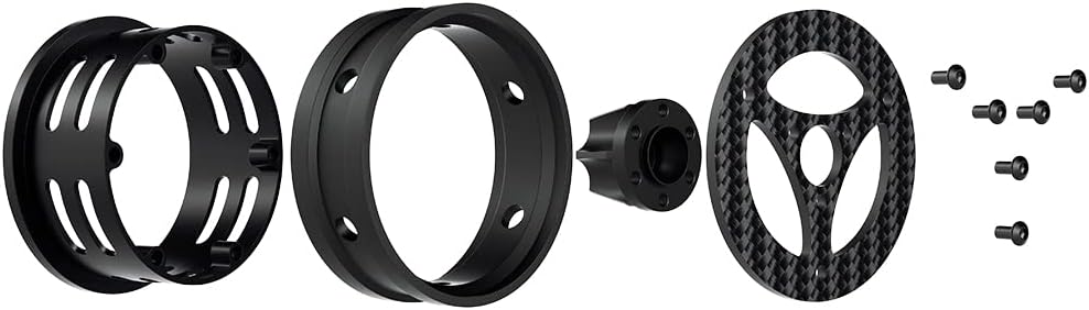 Powerhobby 1.9" Carbon Fiber Lightweight Beadlock Wheels B 1/10 Rock Crawler - PowerHobby