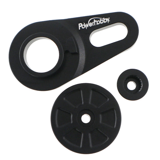 Powerhobby 7075 Aluminum 23T Servo Saver Black Losi Promoto MX - PowerHobby