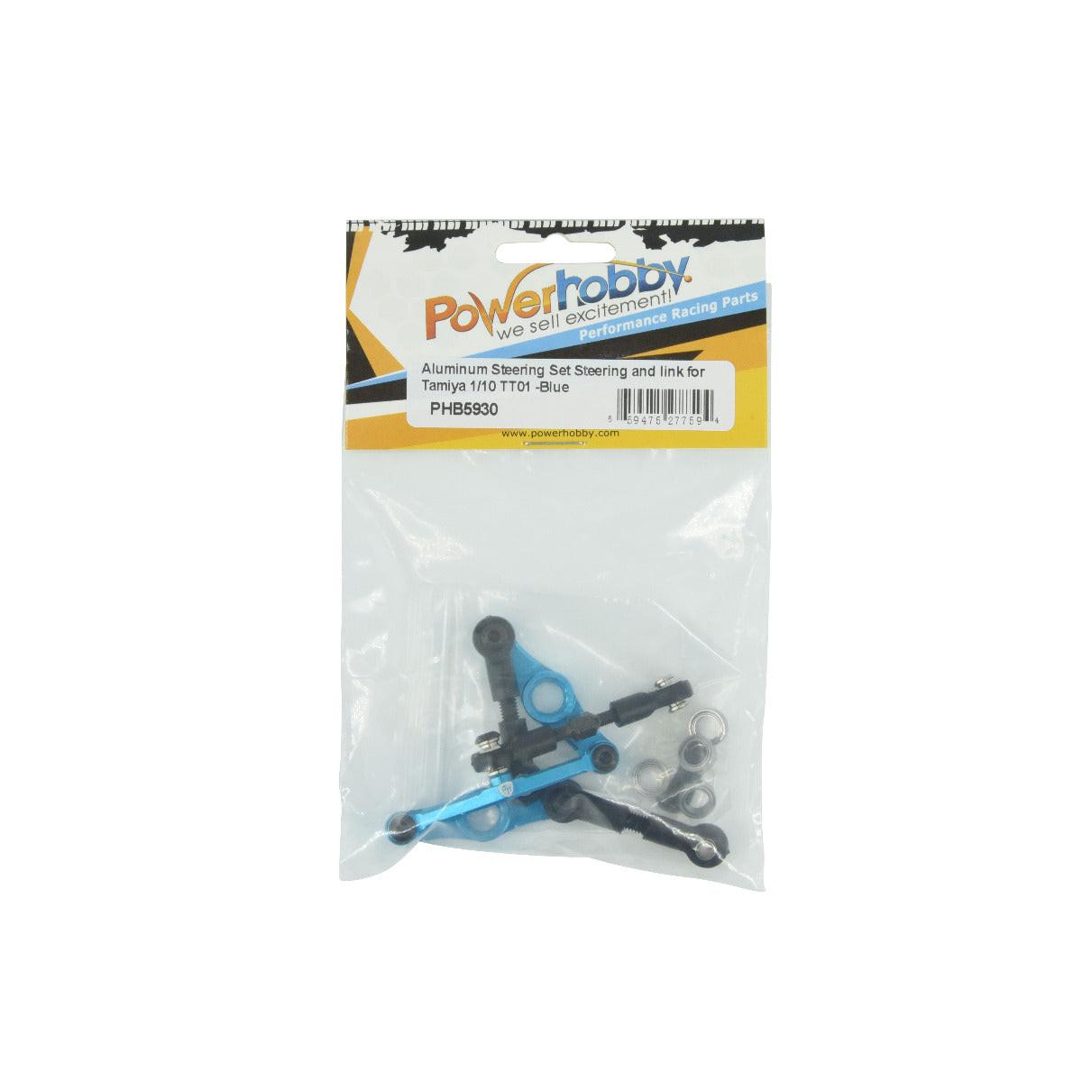 Powerhobby Aluminum Steering and linkage Set Tamiya TT-01 | PowerHobby