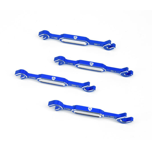 PH 3/3.2/3.5/3.7/4/5/5.5/6mm Wrench Turnbuckle Ball End Joint Remover Tool Blue - PowerHobby