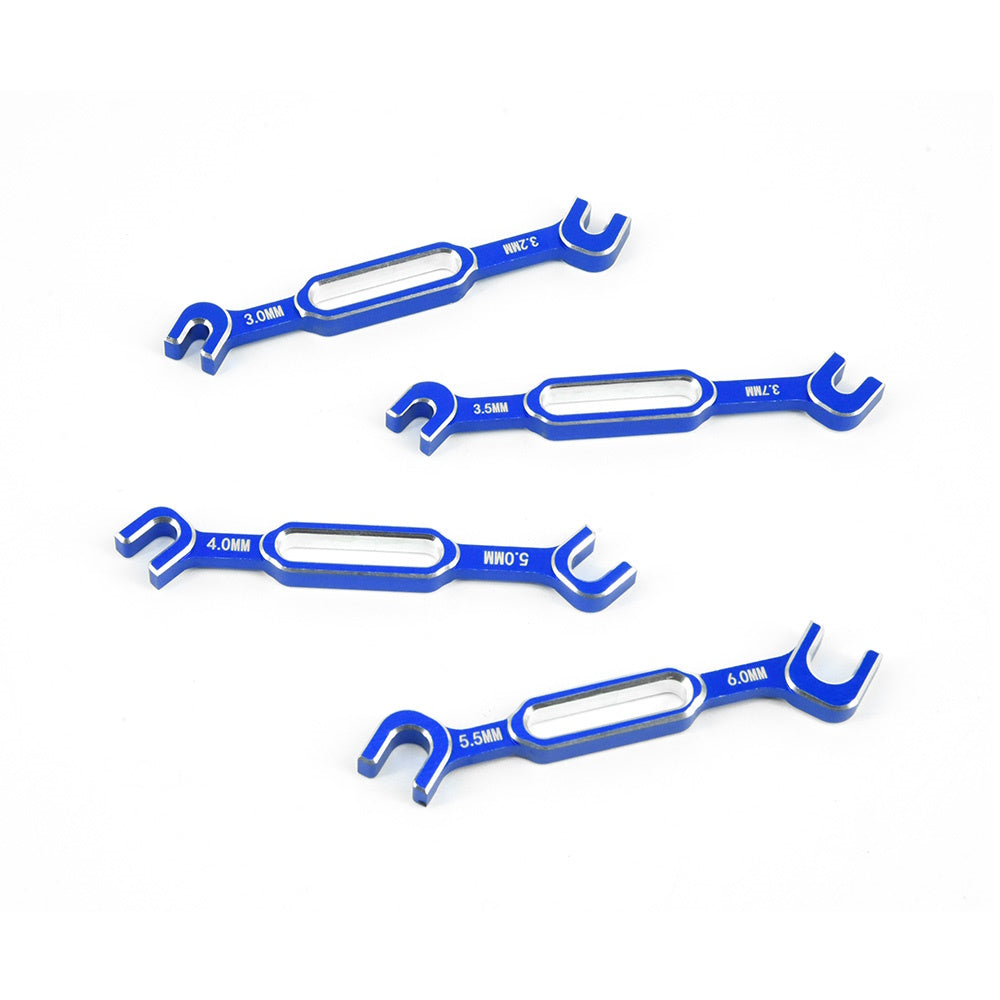 PH 3/3.2/3.5/3.7/4/5/5.5/6mm Wrench Turnbuckle Ball End Joint Remover Tool Blue - PowerHobby