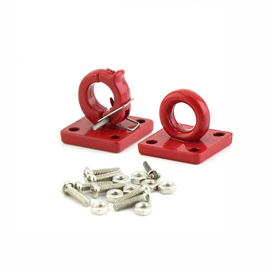 Powerhobby Metal Rescue Buckle Tow Hook Red 1/10 Rock Crawler - PowerHobby