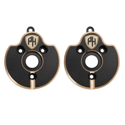 Powerhobby Brass Front Axle Portal Covers Axial SCX10 II - PowerHobby