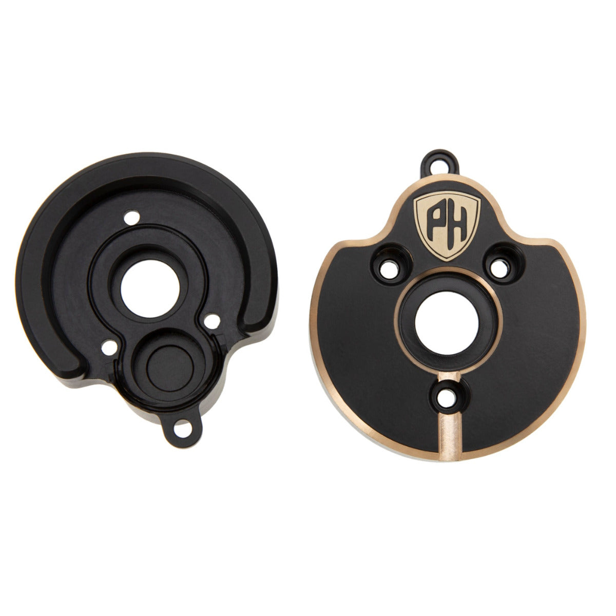 Powerhobby Brass Front Axle Portal Covers Axial SCX10 II - PowerHobby