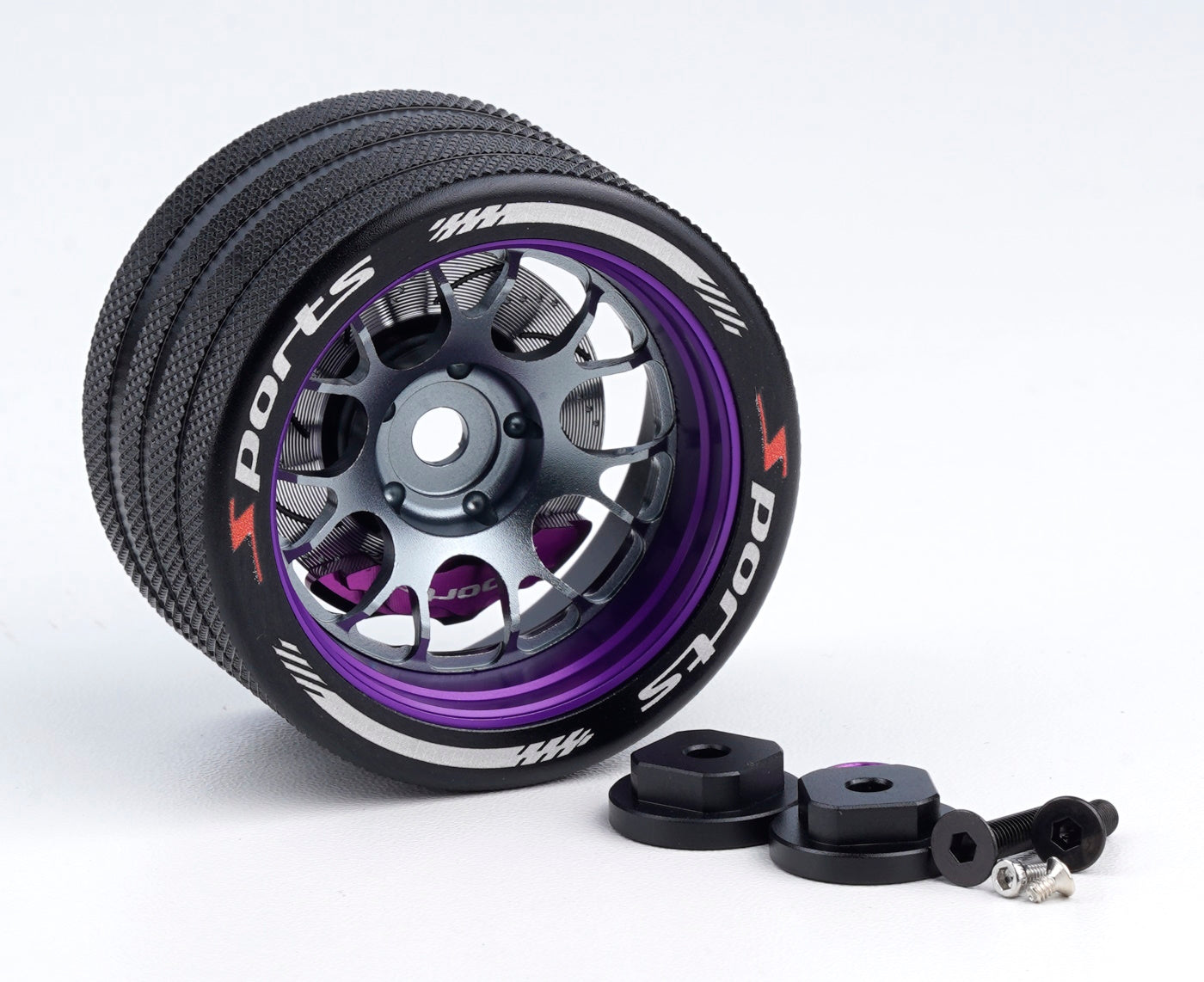 Powerhobby Aluminum Steering Wheel Red Airtronics M12 - PowerHobby