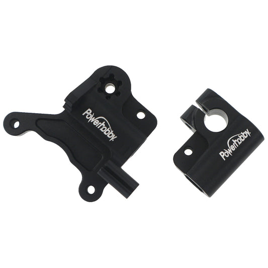 Powerhobby 7075 Aluminum Fork Lug Set Black Losi Promoto MX - PowerHobby