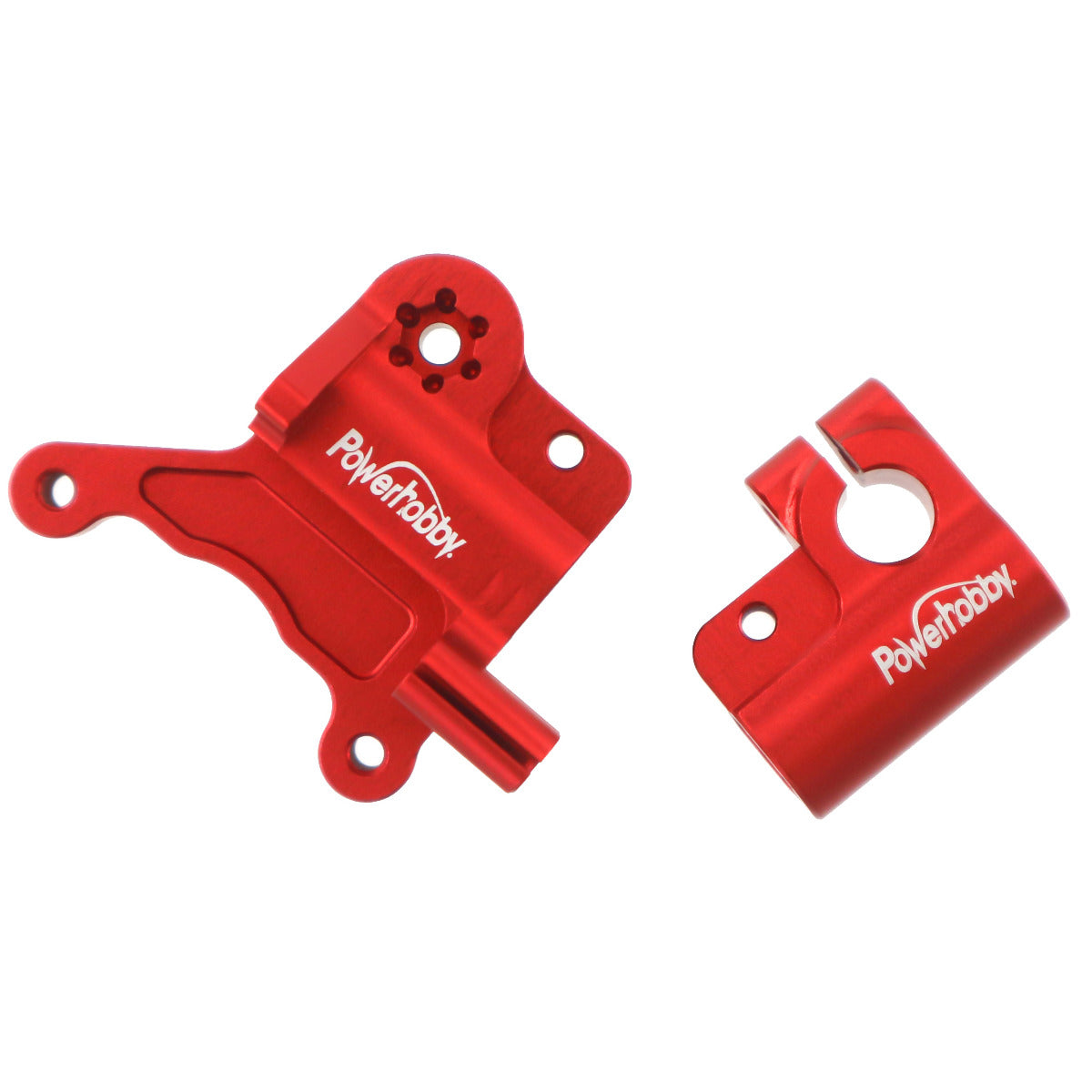 Powerhobby 7075 Aluminum Fork Lug Set Red Losi Promoto MX - PowerHobby
