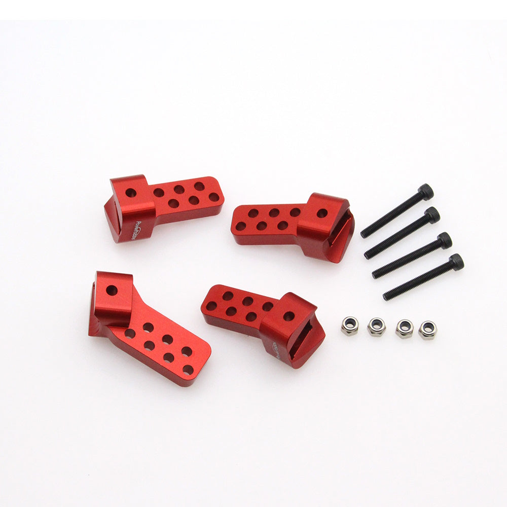 Powerhobby Aluminum Rear Link Riser AR45 Axles RED Axial SCX10 III - PowerHobby