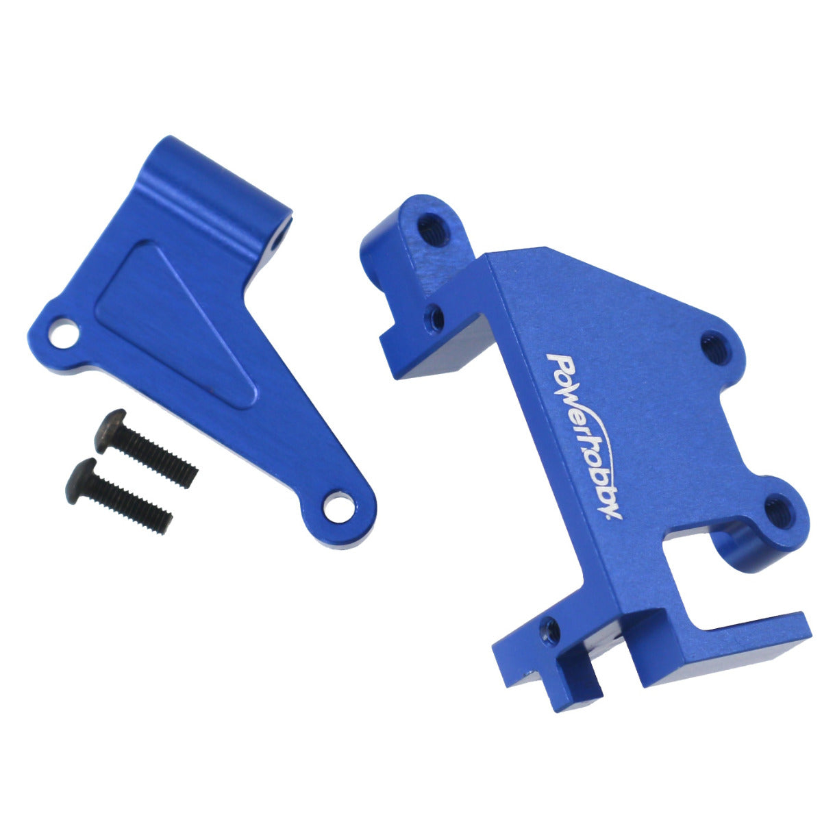 Powerhobby 7075 Aluminum Caliper Electronic Servo Mount Blue Losi Promoto MX - PowerHobby