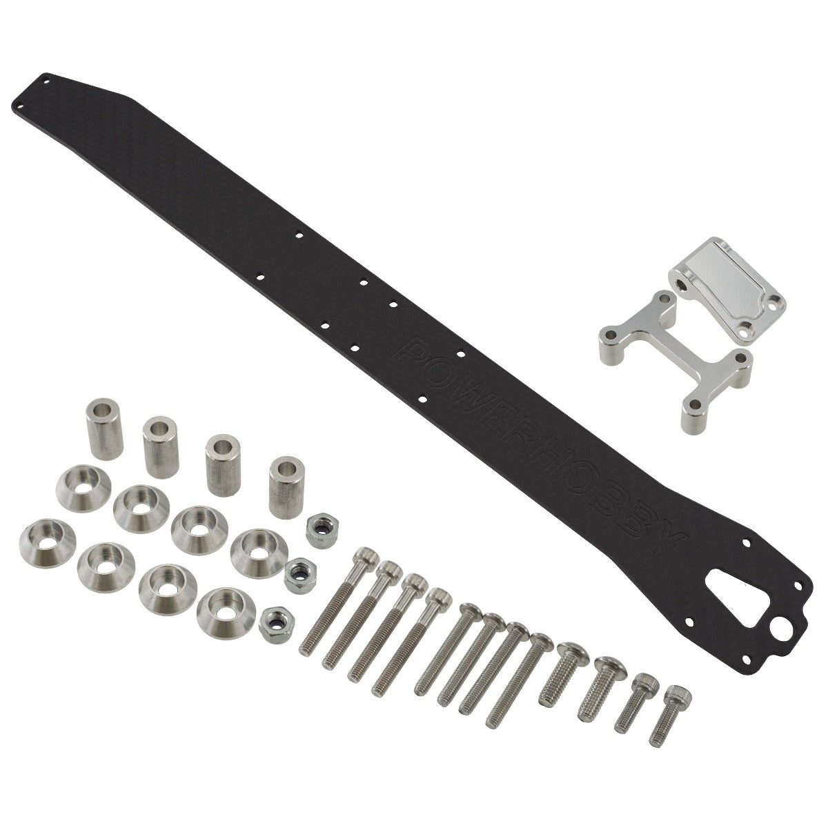 Powerhobby Carbon Fibre Centre Top Deck Brace Arrma 6S Infraction / Felony / Limitless - PowerHobby