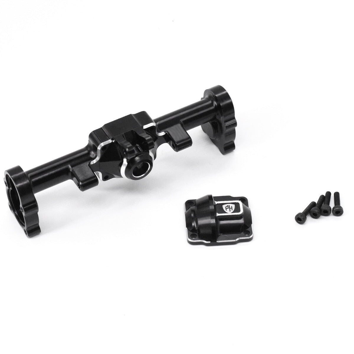 Powerhobby Aluminum Rear Axle FMS FCX24 Black - PowerHobby
