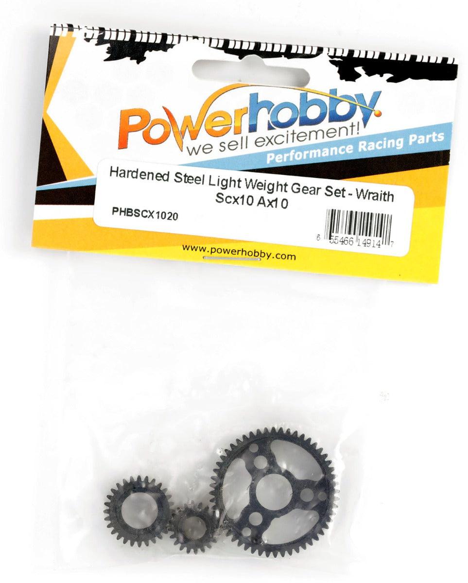 Powerhobby Hardened Steel Transmission Gear Set Axial SCX10 / AX10