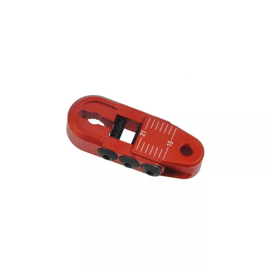 Powerhobby Adjustable Steering Servo Arm Tow 21MM RED FOR Traxxas TRX-4 RED - PowerHobby