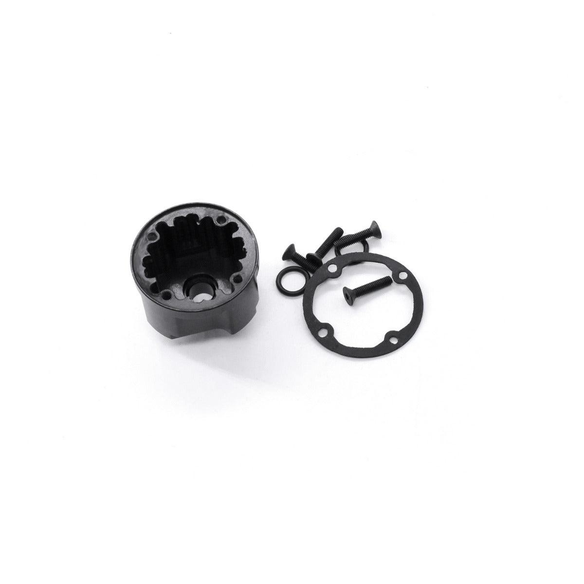 GPM Aluminum Center Main Gear Cover With Heat Sink For Traxxas E-Revo 2.0 VXL (86086-4) – Black