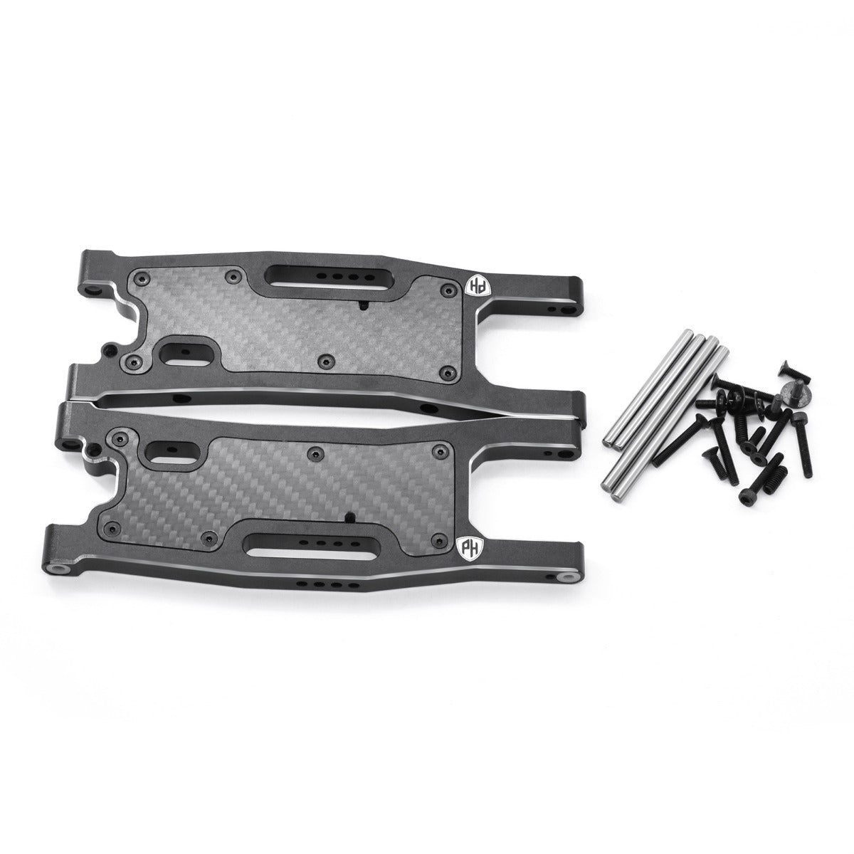 Powerhobby Aluminum  Rear Arms FOR Traxxas Sledge Black - PowerHobby