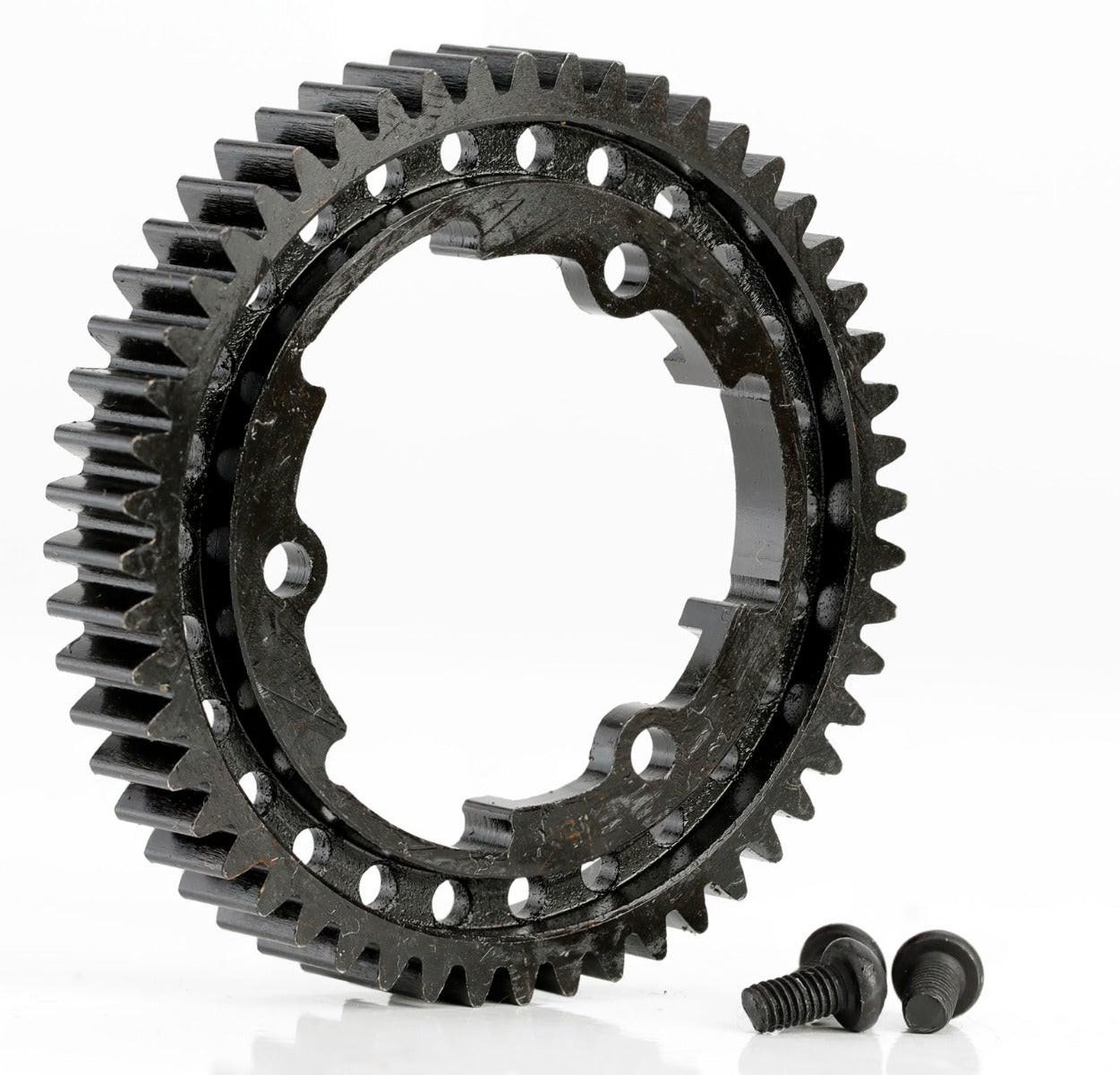 GPM High Carbon Steel Motor Pinion Gear For Traxxas Sledge 1/8 Monster Truck - Black
