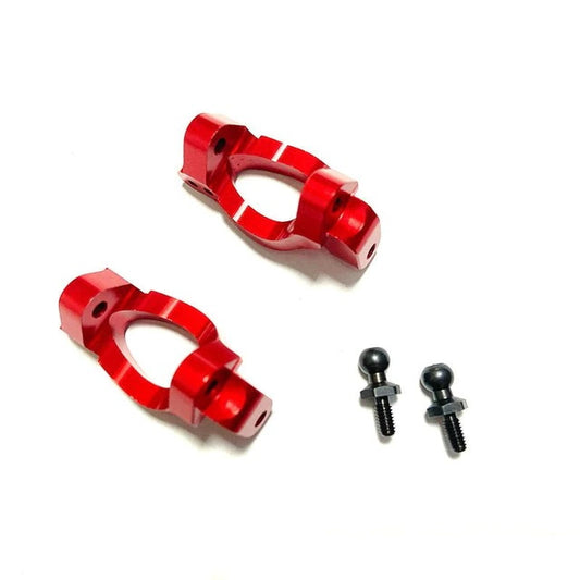 Powerhobby Aluminum Front Hub Carriers FOR Traxxas Prerunner Rally SST Teton Red - PowerHobby