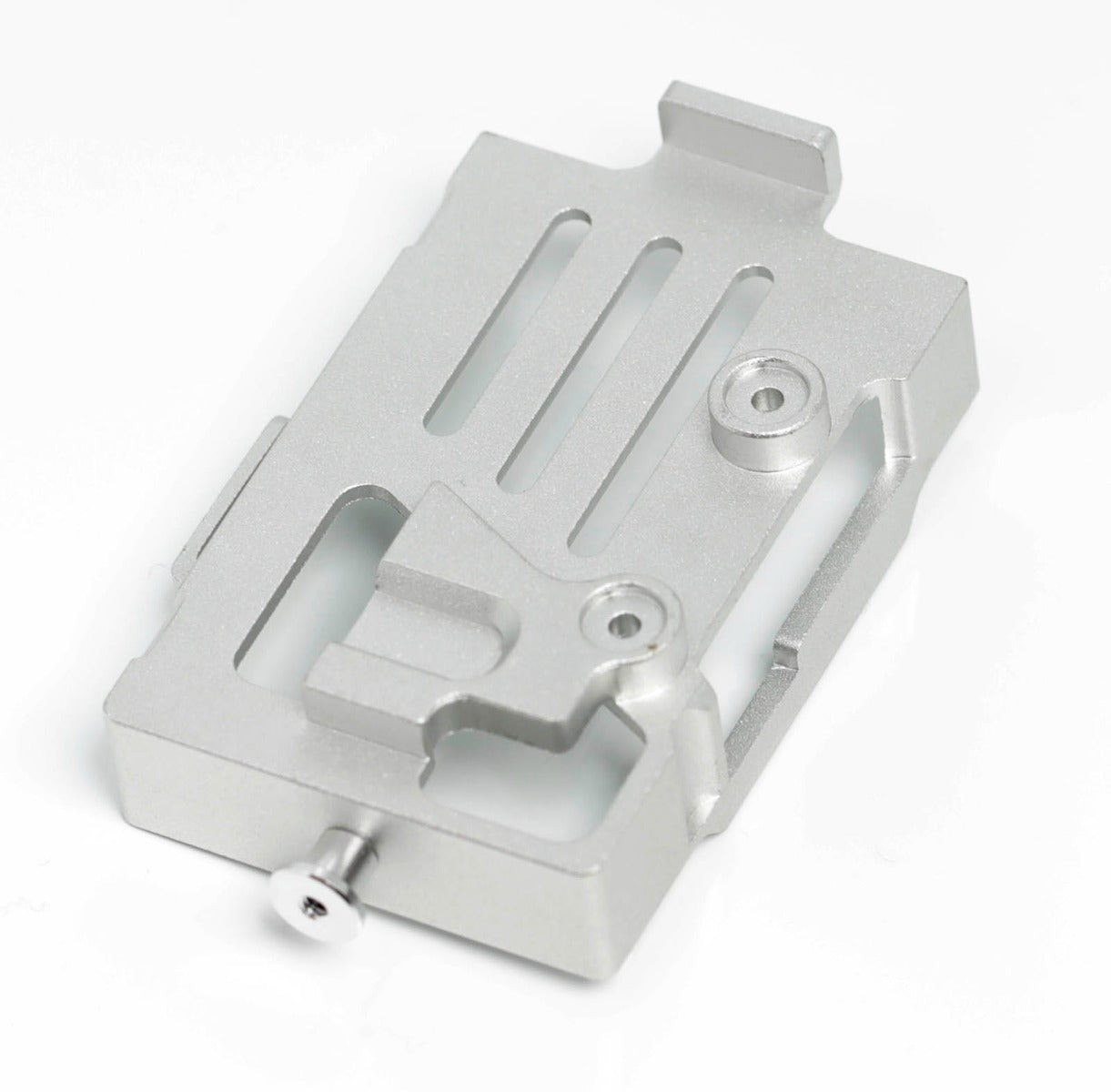 Powerhobby Aluminum Battery  Tray Mount Plate FOR Traxxas TRX-4M Silver TRX4M - PowerHobby