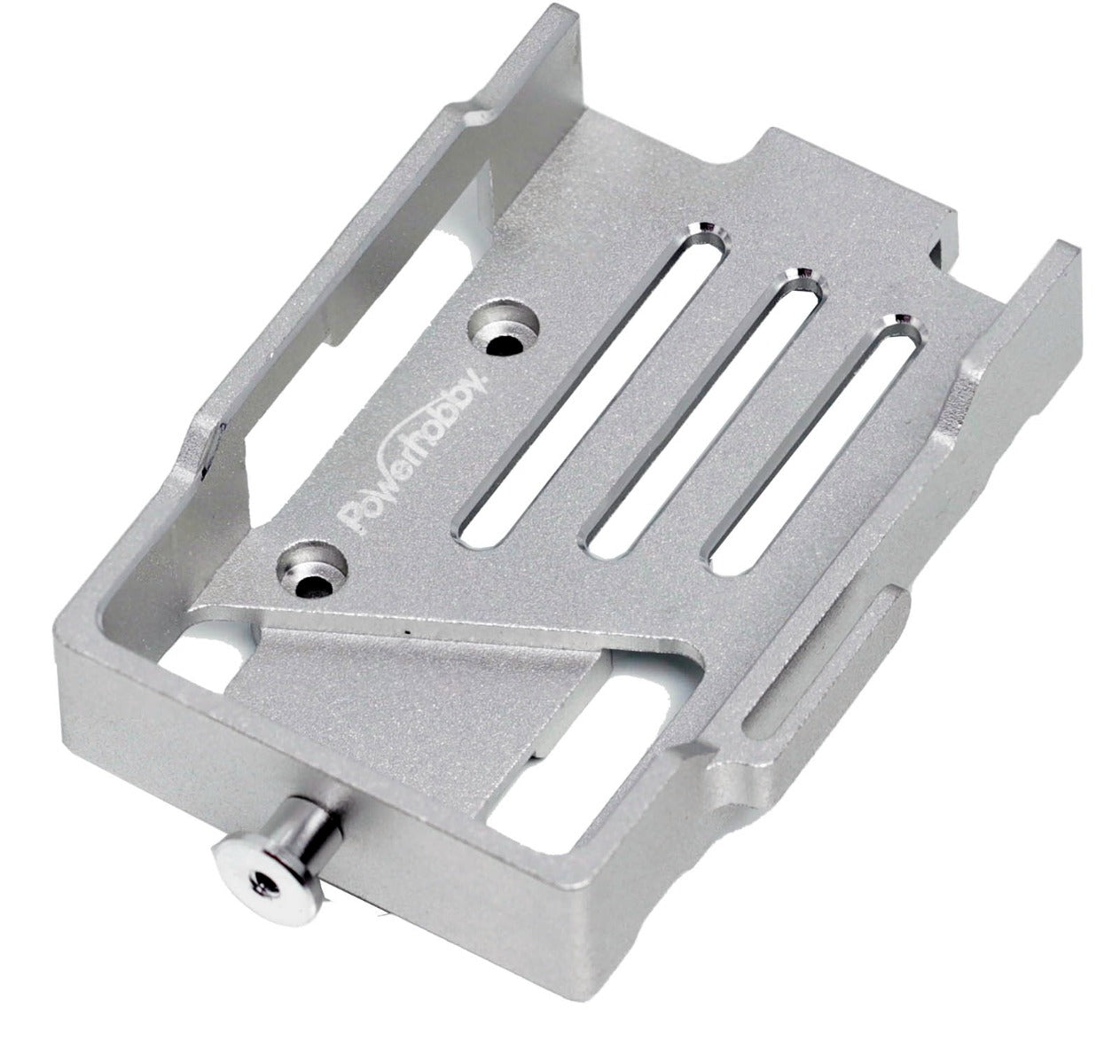 Powerhobby Aluminum Battery  Tray Mount Plate FOR Traxxas TRX-4M Silver TRX4M - PowerHobby