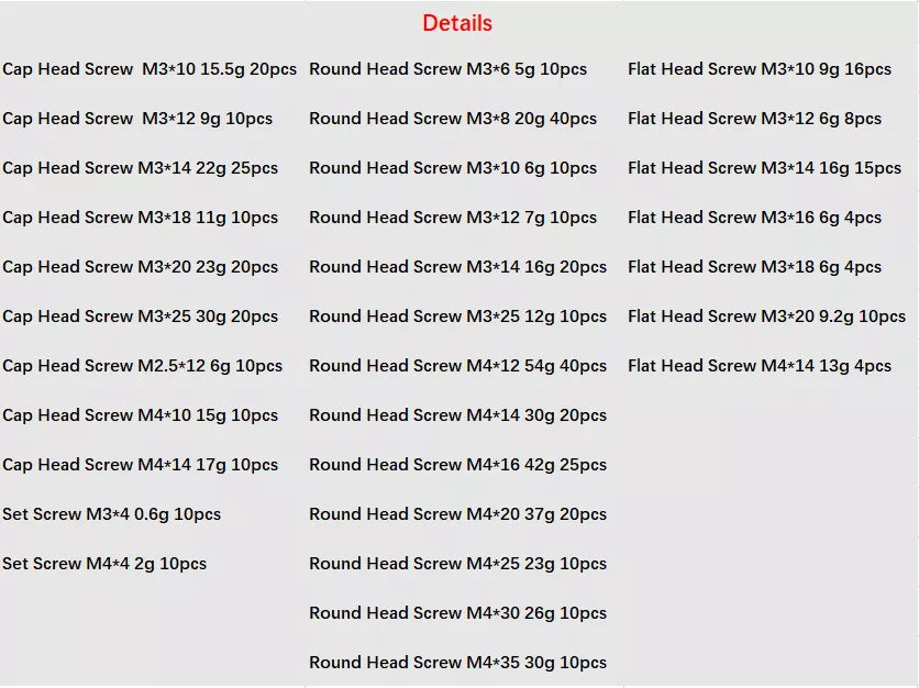 Powerhobby Stainless Steel Screws Kit FOR Traxxas X-Maxx 8s - PowerHobby