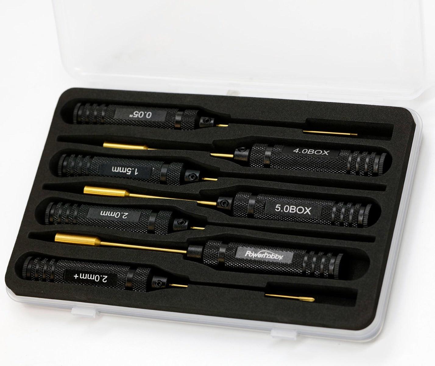 PowerHobby Tool kit Nut Drivers 4 / 5 / 6mm Hex 0.05 1.5 2.0 Hex