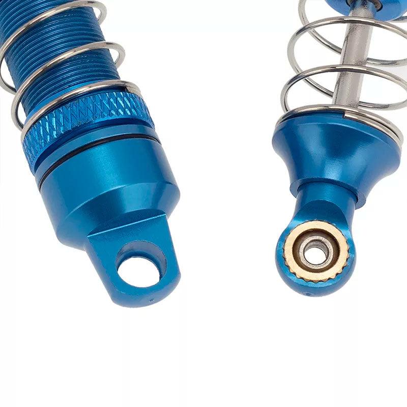 PowerHobby Losi Mini-T 2.0 Aluminum Front Rear Threaded Shocks MiniT Blue - PowerHobby