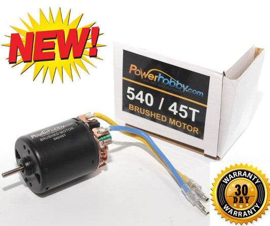 Powerhobby 540 45T Brush Brushed Motor For Rock Crawler SCX10 Wraith Assender - PowerHobby