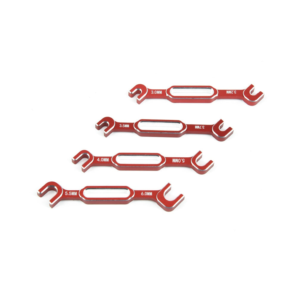 PH 3/3.2/3.5/3.7/4/5/5.5/6mm Wrench Turnbuckle Ball End Joint Remover Tool Red - PowerHobby
