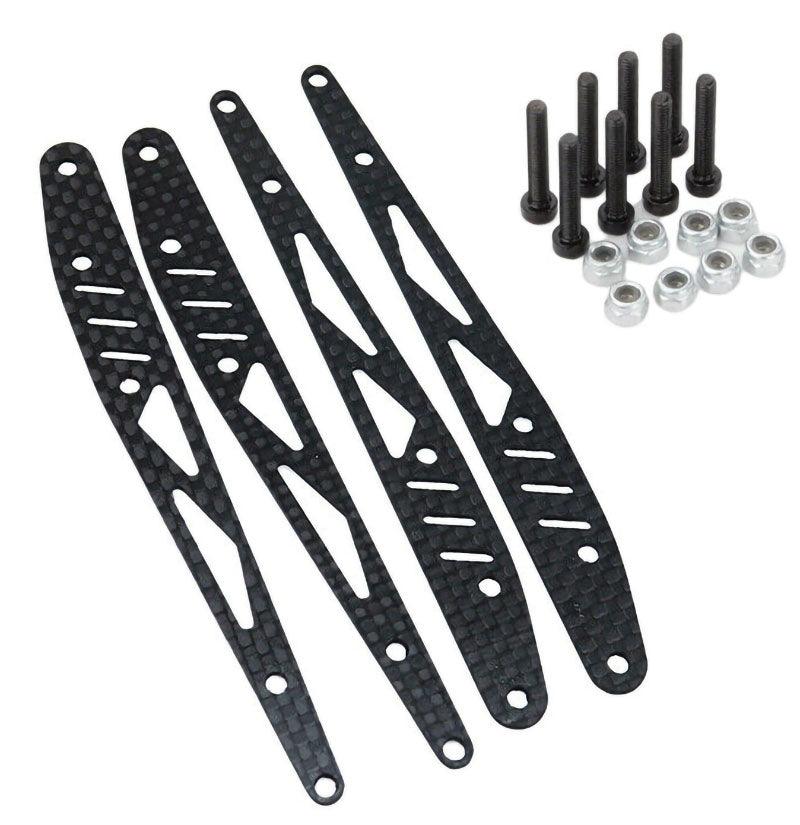 Powerhobby Axial RBX10 RYFT Carbon Fiber Rear Arm Linkage Guard Link Reinforce Plate - PowerHobby