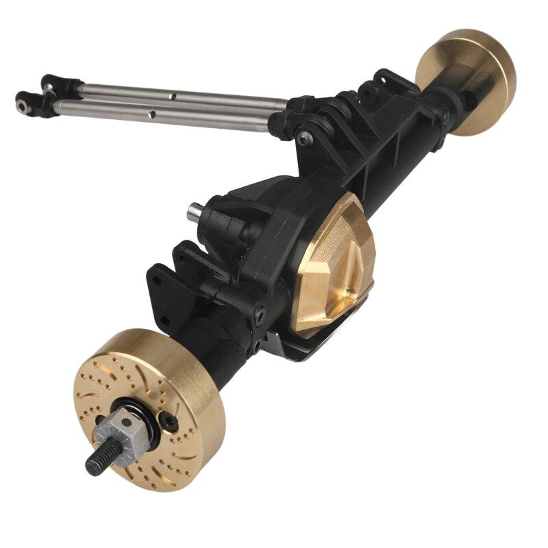 Powerhobby Axial RBX10 RYFT Aluminum Rear Lock Out w/ Brass Counter Weight 102g - PowerHobby