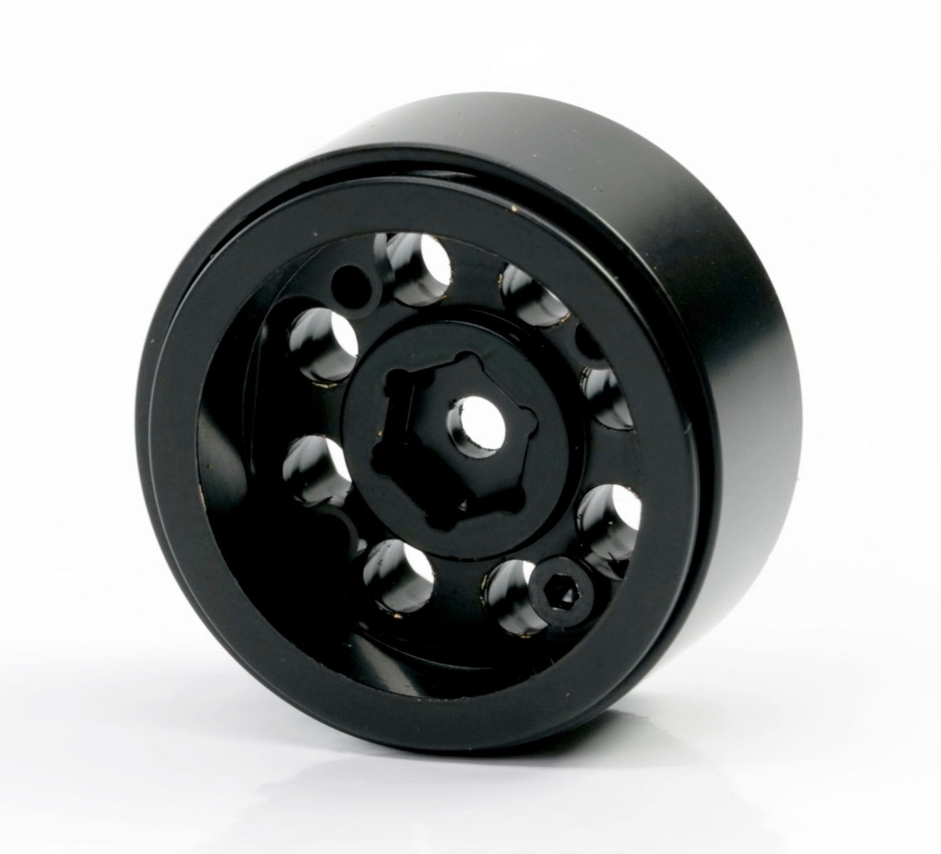 Powerhobby 1.0" Brass Beadlock Crawler Wheels 1/24 Axial SCX24 Jeep Bronco - PowerHobby