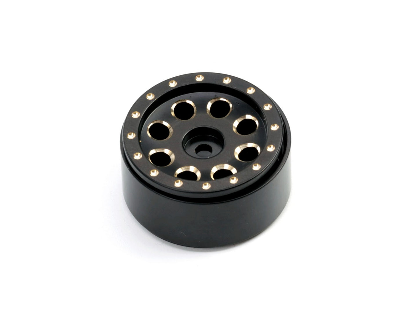 Powerhobby 1.0" Brass Beadlock Crawler Wheels 1/24 Axial SCX24 Jeep Bronco - PowerHobby