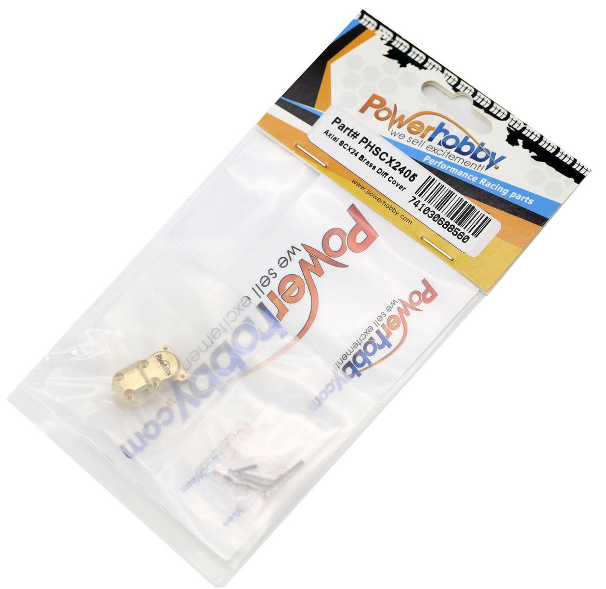 Powerhobby Axial SCX24 9g Brass Diff Cover - PowerHobby