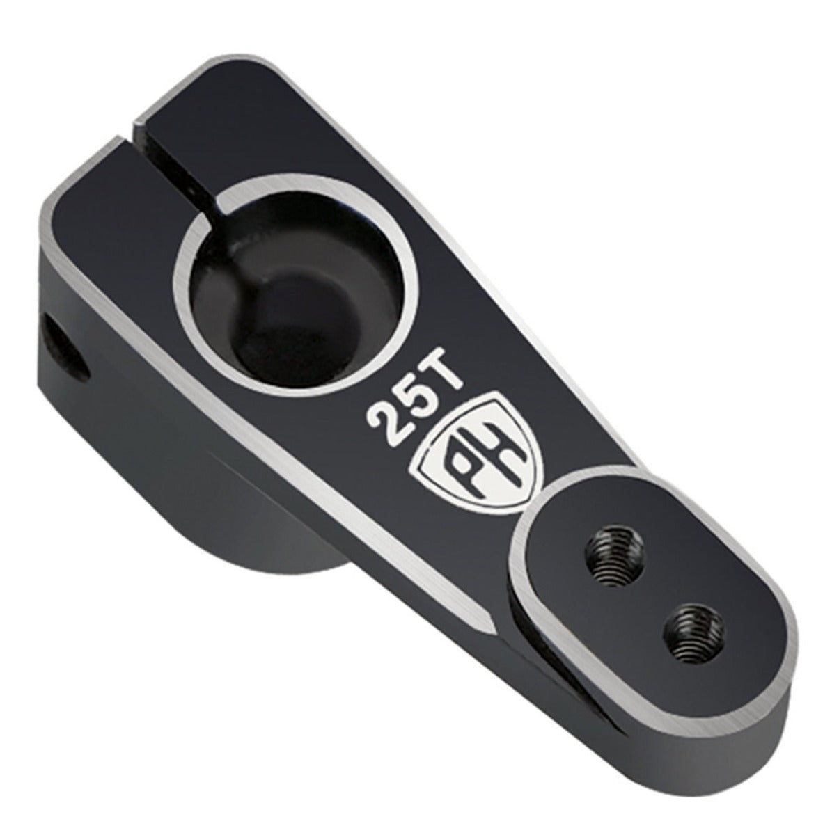 Powerhobby Aluminum Micro Servo Horn 25T Fits 59MG SX107 Reefs 99 Black - PowerHobby