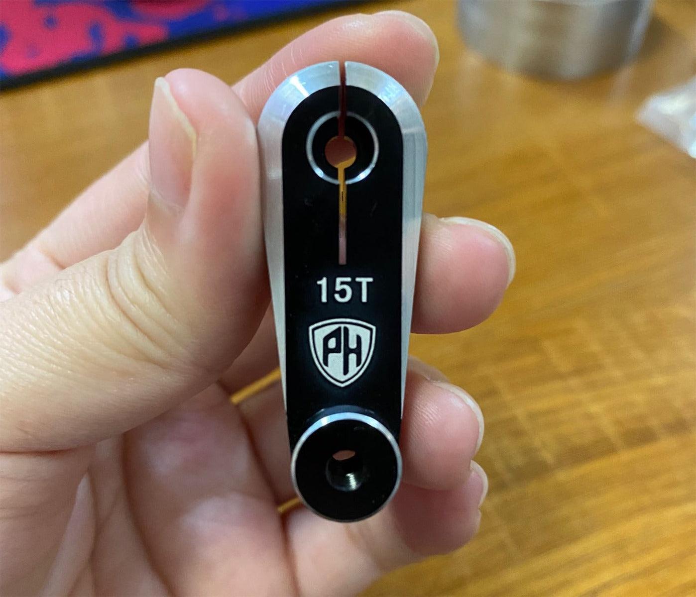 Powerhobby 1/6 Axial SCX6 Aluminum 15T Servo Horn - PowerHobby