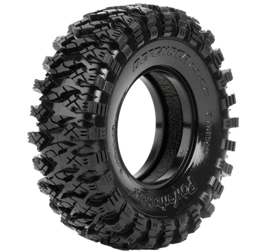 Powerhobby Defender 1.9 4.19 Crawler Tires with Dual Stage Soft and Medium Foams - PowerHobby