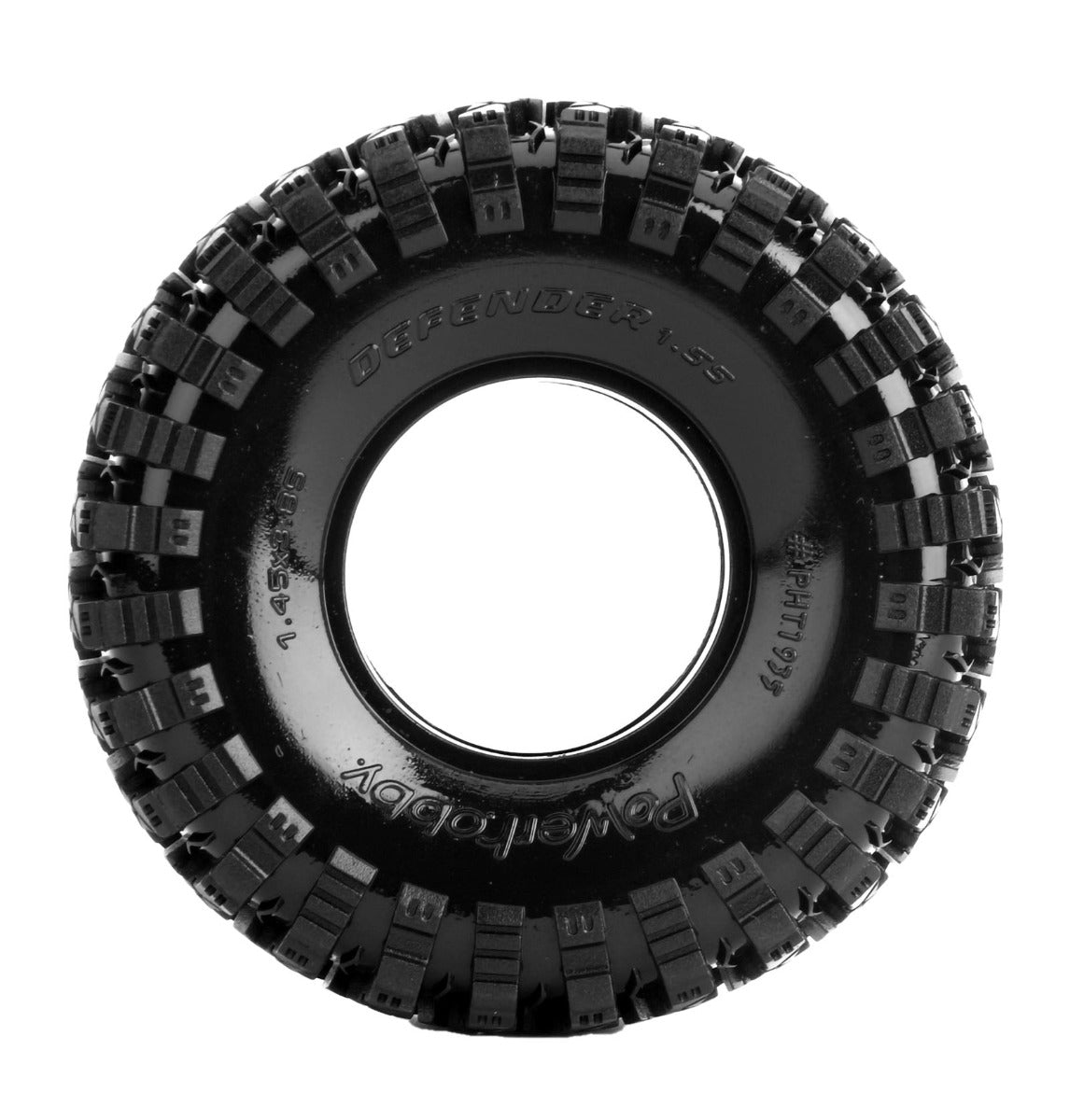 Powerhobby Defender 1.55 Crawler Tires with Dual Stage Soft and Medium Foams - PowerHobby