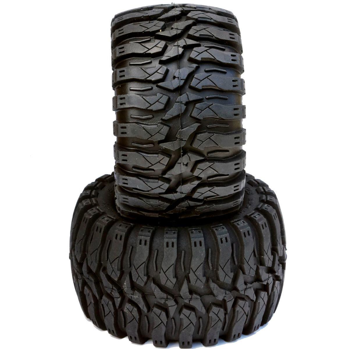 Powerhobby Defender 2.8 Belted All Terrain Tires 17MM 1/2" Offset 1/10 Truck - PowerHobby