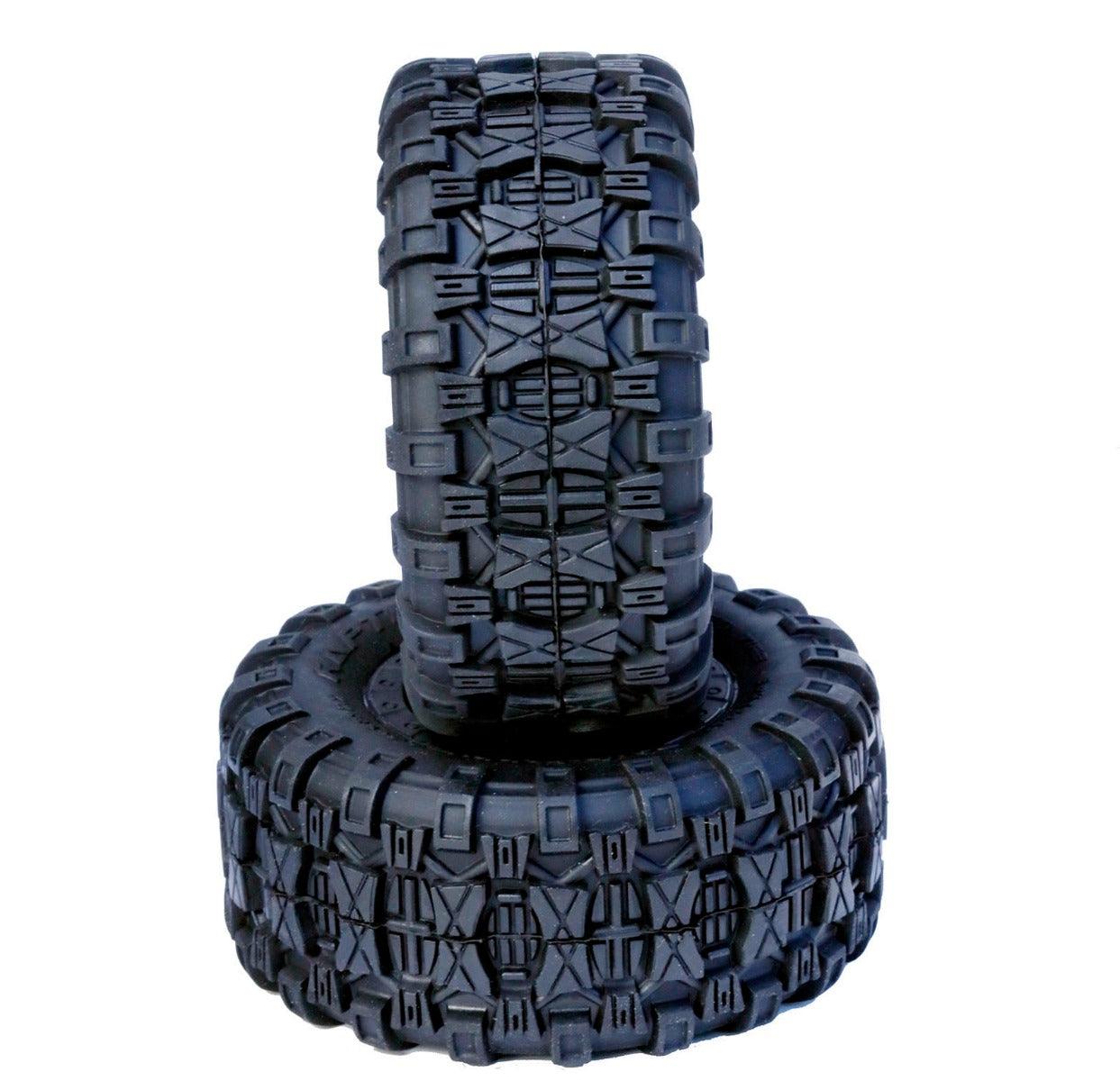 Powerhobby Raptor 2.2 SCT All Terrain Belted MOUNTD Tires FOR TRAXXAS Slash 2WD 4WD - PowerHobby