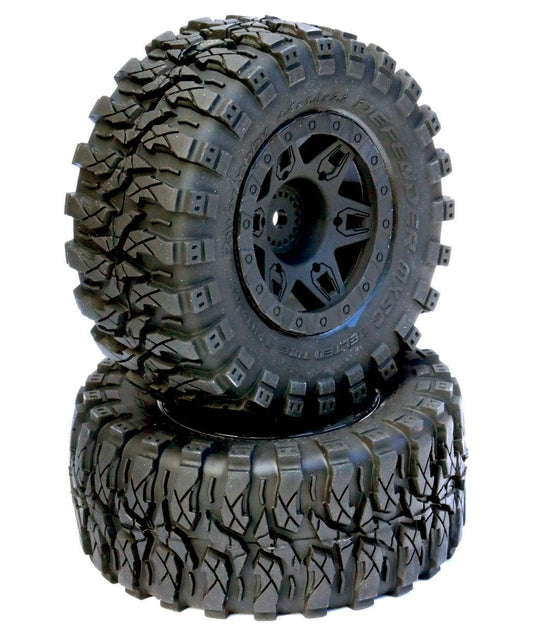 Powerhobby Defender 2.2 SCT Belted Tires Mounted FOR Slash 2WD Front - PowerHobby