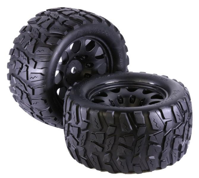 Powerhobby Raptor XL Belted Tires / Viper Wheels (2) FOR Traxxas X-Maxx 8S - PowerHobby