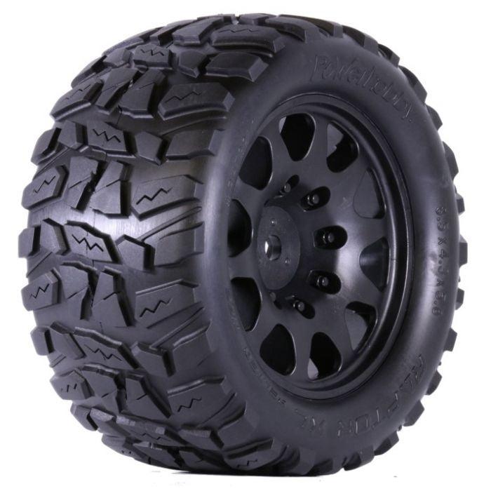 Powerhobby Raptor XL Belted Tires / Viper Wheels (4) FOR Traxxas X-Maxx 24MM - PowerHobby